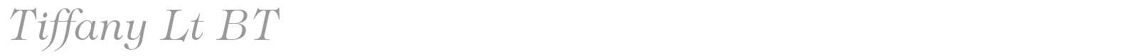 Tiffany Lt BT font preview
