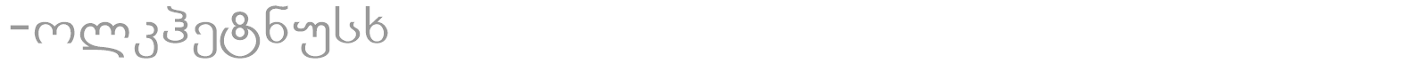 Kolkhety font preview