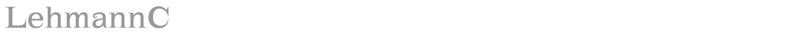 LehmannC font preview
