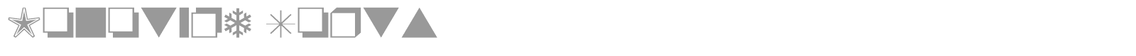 Monotype Sorts font preview