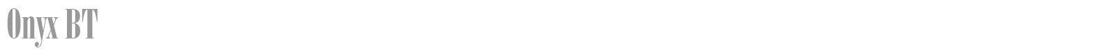Onyx BT font preview