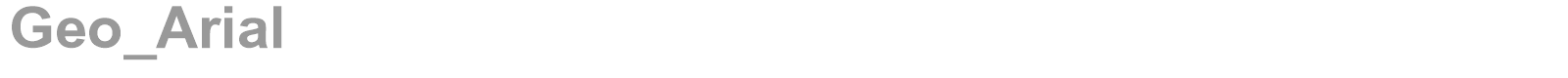 Geo_Arial font preview