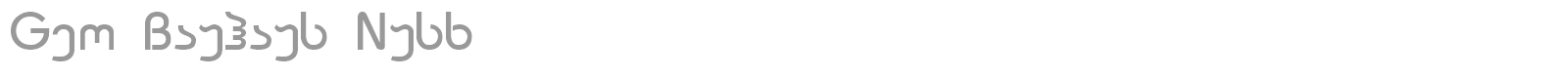 Geo Bauhaus Nusx font preview