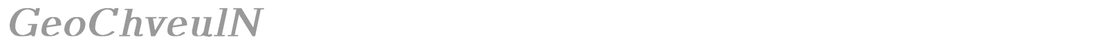 GeoChveulN font preview