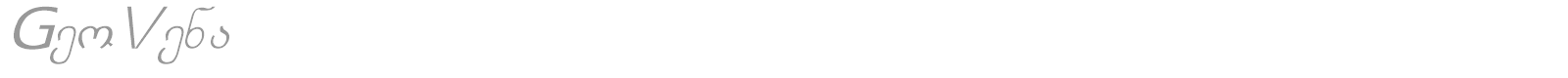 GeoVena font preview