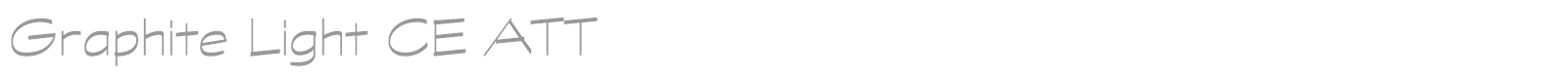 Graphite Light font preview