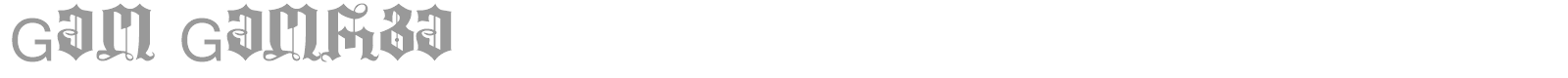 Geo George font preview