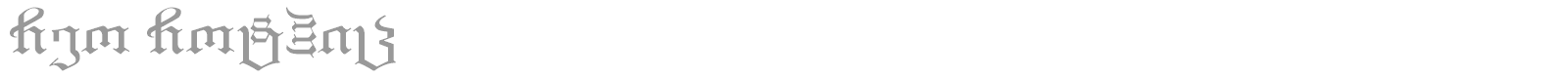 Geo Gothic font preview
