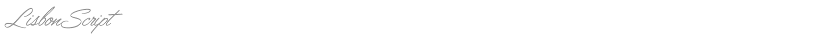 Lisbon Script font preview
