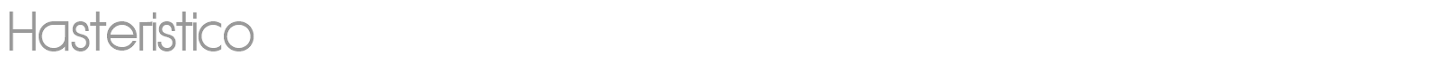Hasteristico font preview