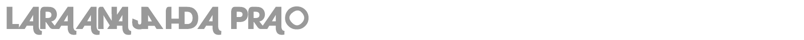 Laranjha Pro font preview