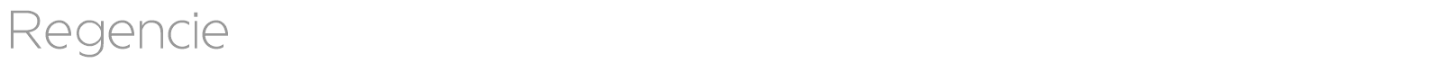Regencie font preview