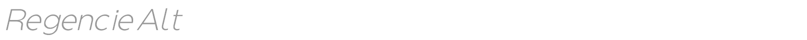 Regencie font preview