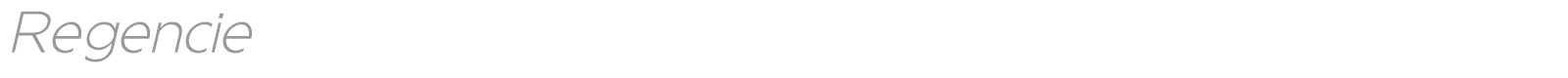 Regencie font preview