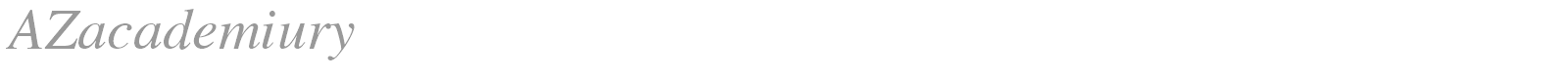 AZacademiury font preview