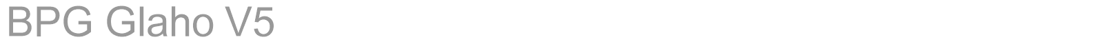 BPG Glaho V5 font preview