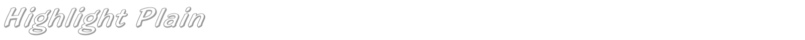 Highlight font preview