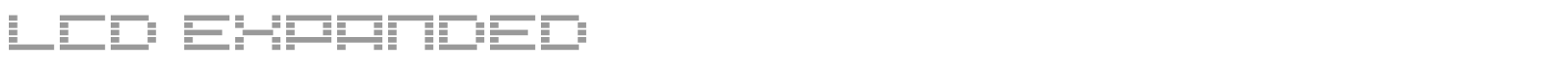 LCD Expanded font preview