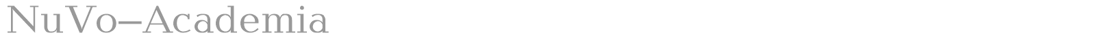 NuVo_Academia font preview