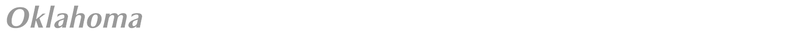 Oklahoma font preview