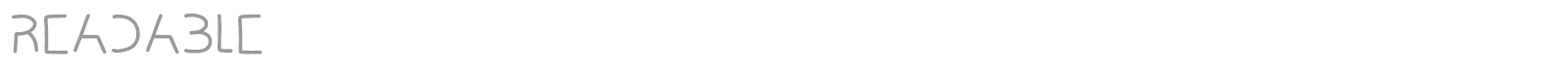 Readable font preview