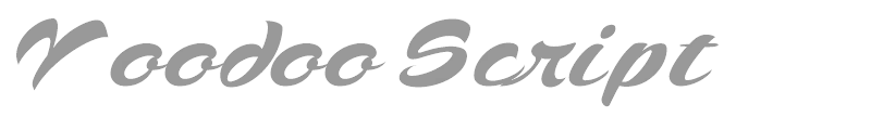 Voodoo Script Font | wfonts.com - download free