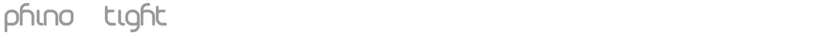 Phino Tight font preview