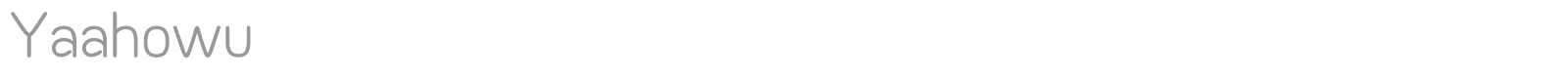 Yaahowu font preview