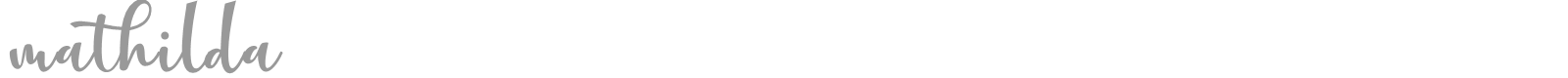 Mathilda font preview