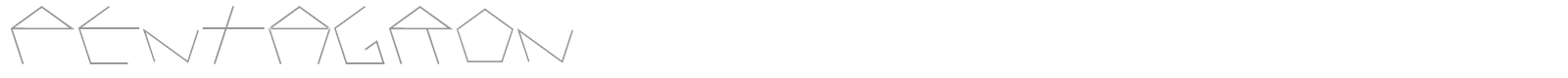PENTAGRON font preview
