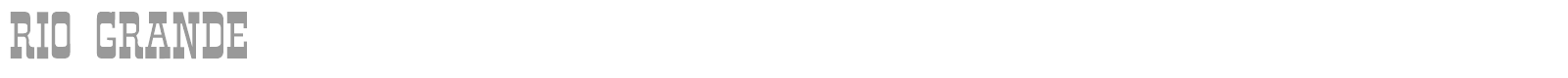 Rio Grande font preview