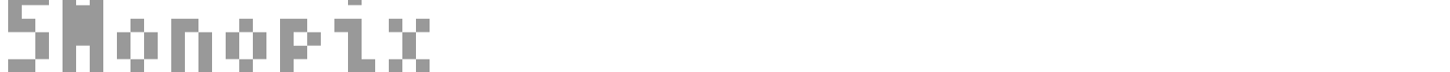 5 Monopix font preview