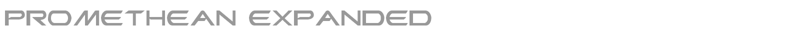 Promethean Expanded font preview