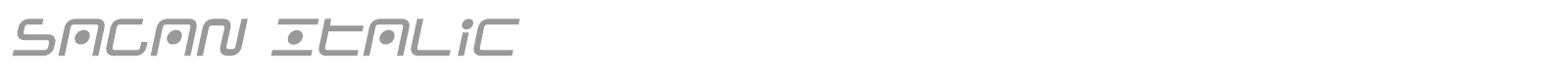 Sagan Italic font preview