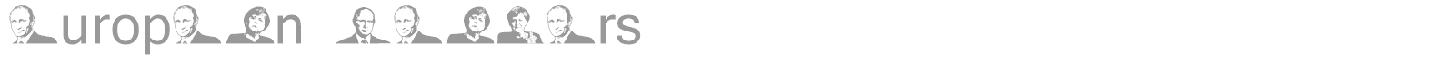 European Leaders font preview