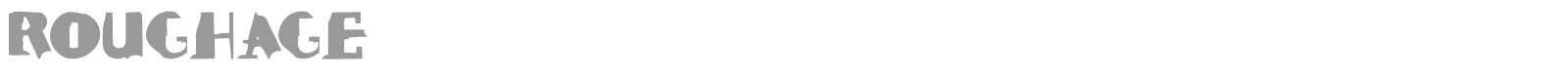 Roughage font preview