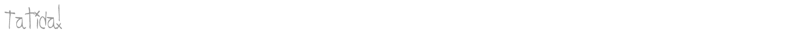 Tatida Rocking font preview