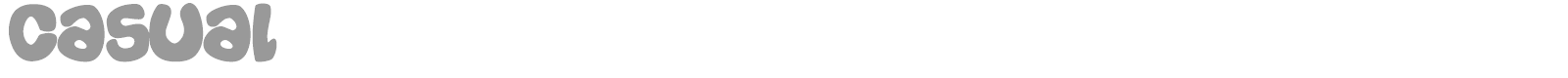 Casual font preview