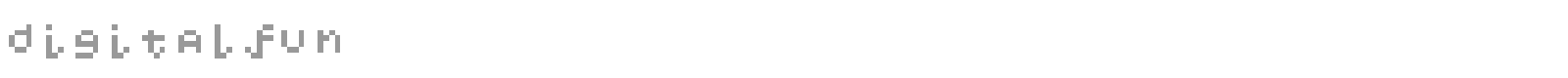 DigitalFun font preview