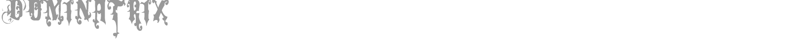Dominatrix font preview