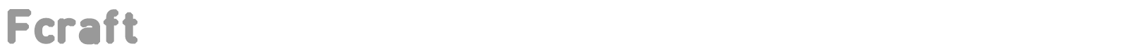 Fcraft font preview