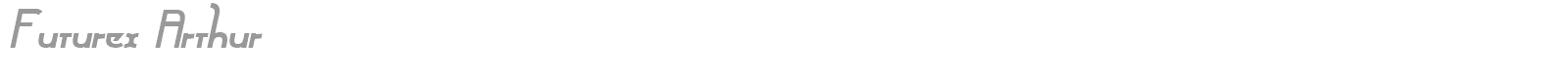 Futurex Arthur font preview