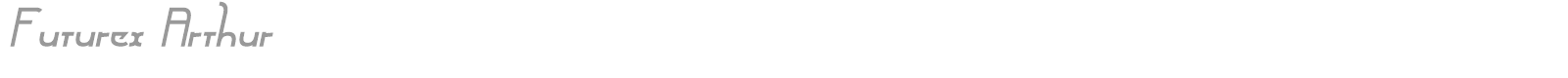 Futurex Arthur font preview
