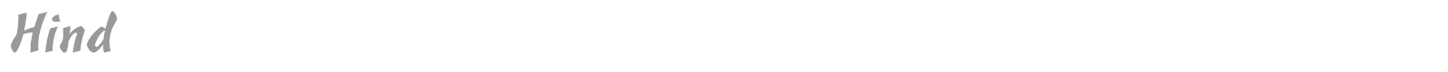 Hind font preview