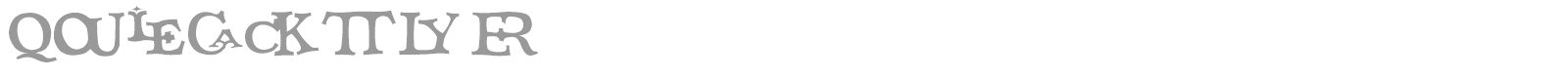 Quick Type font preview