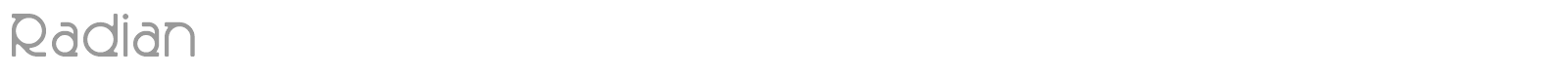 Radian font preview