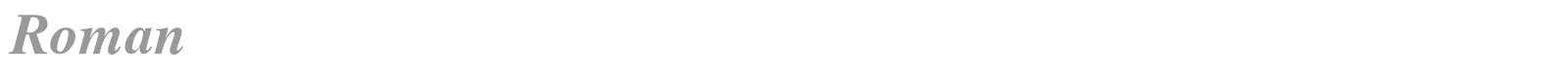 Roman font preview