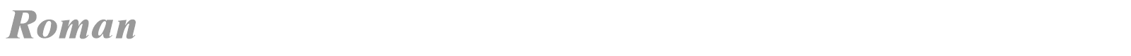 Roman font preview