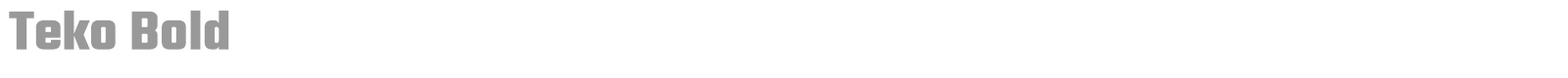 Teko font preview
