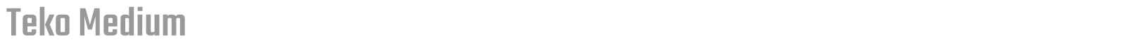 Teko font preview